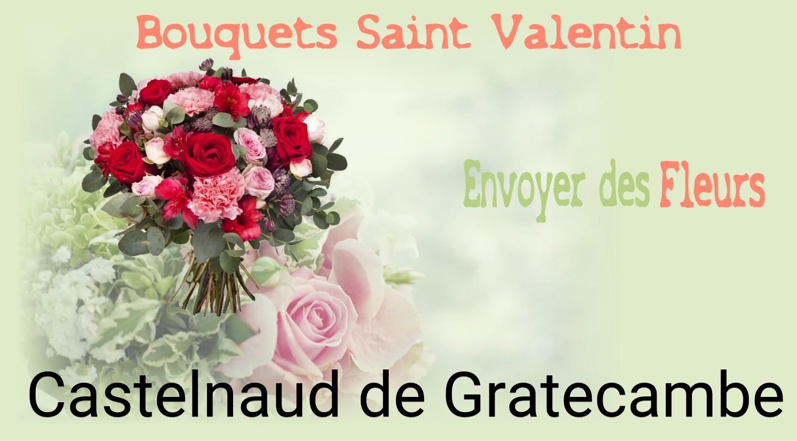 Roses de Saint-Valentin livrées à Castelnaud-de-Gratecambe